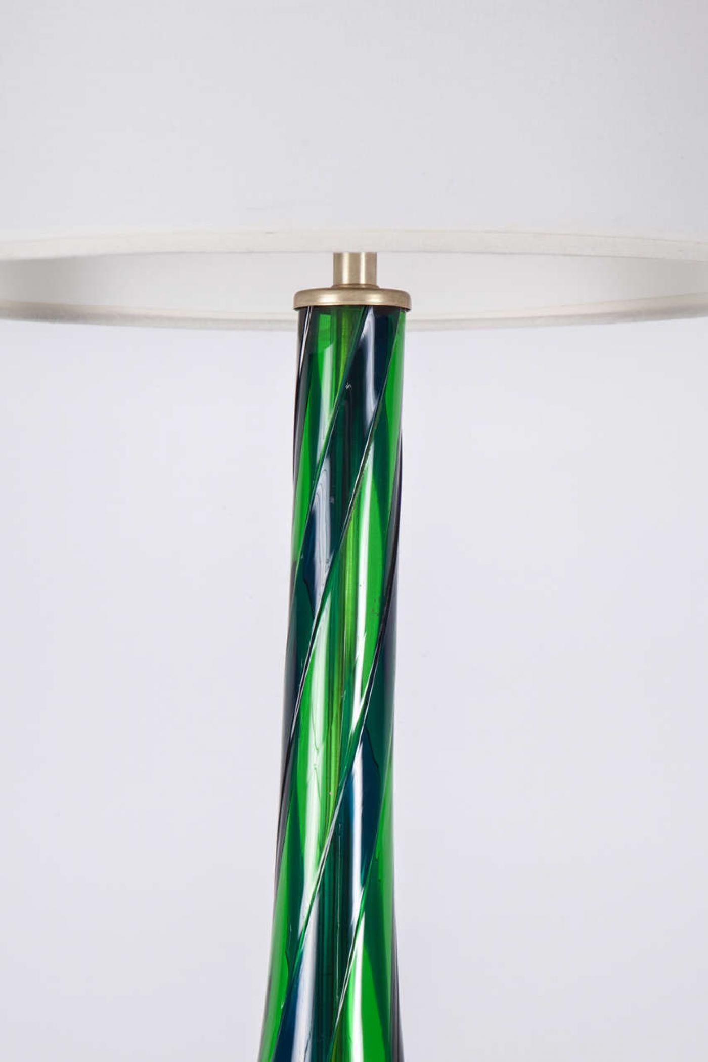 Murano Luxury Glass Mgl Emerald Green Murano Glass Lamps 8639