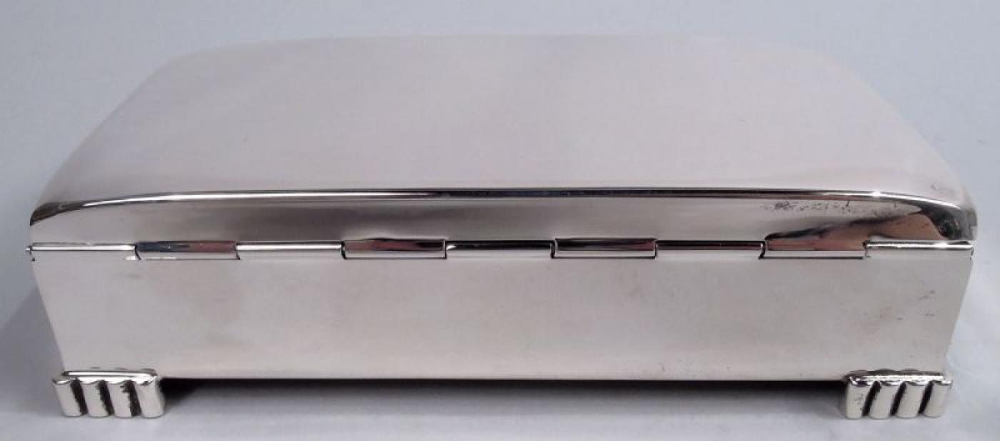 Poole - Classic Midcentury Modern Sterling Silver Box by Poole