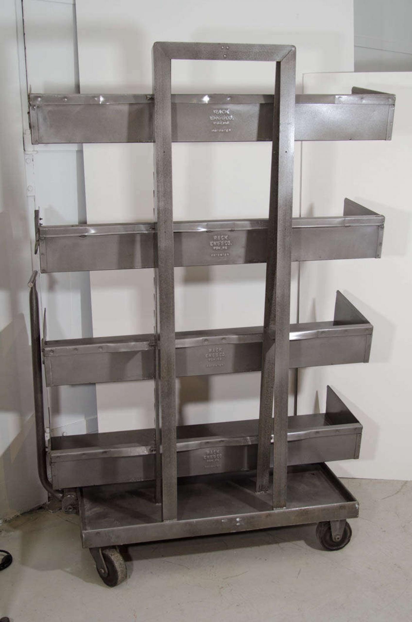 RACK Engineering RACK Engineering Industrial Bookcase with Wheels