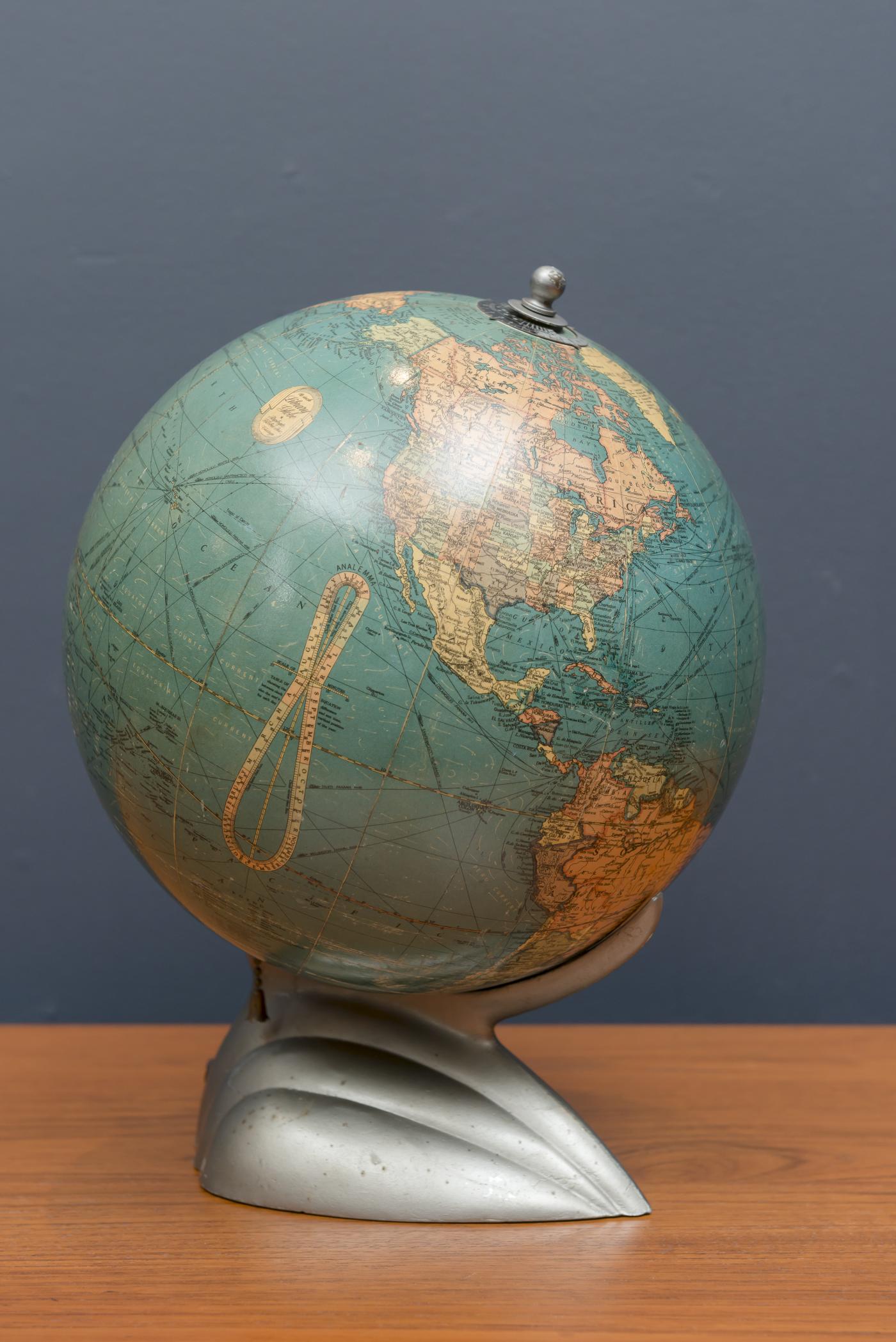 Replogle - Art Deco Desk Illuminated Globe