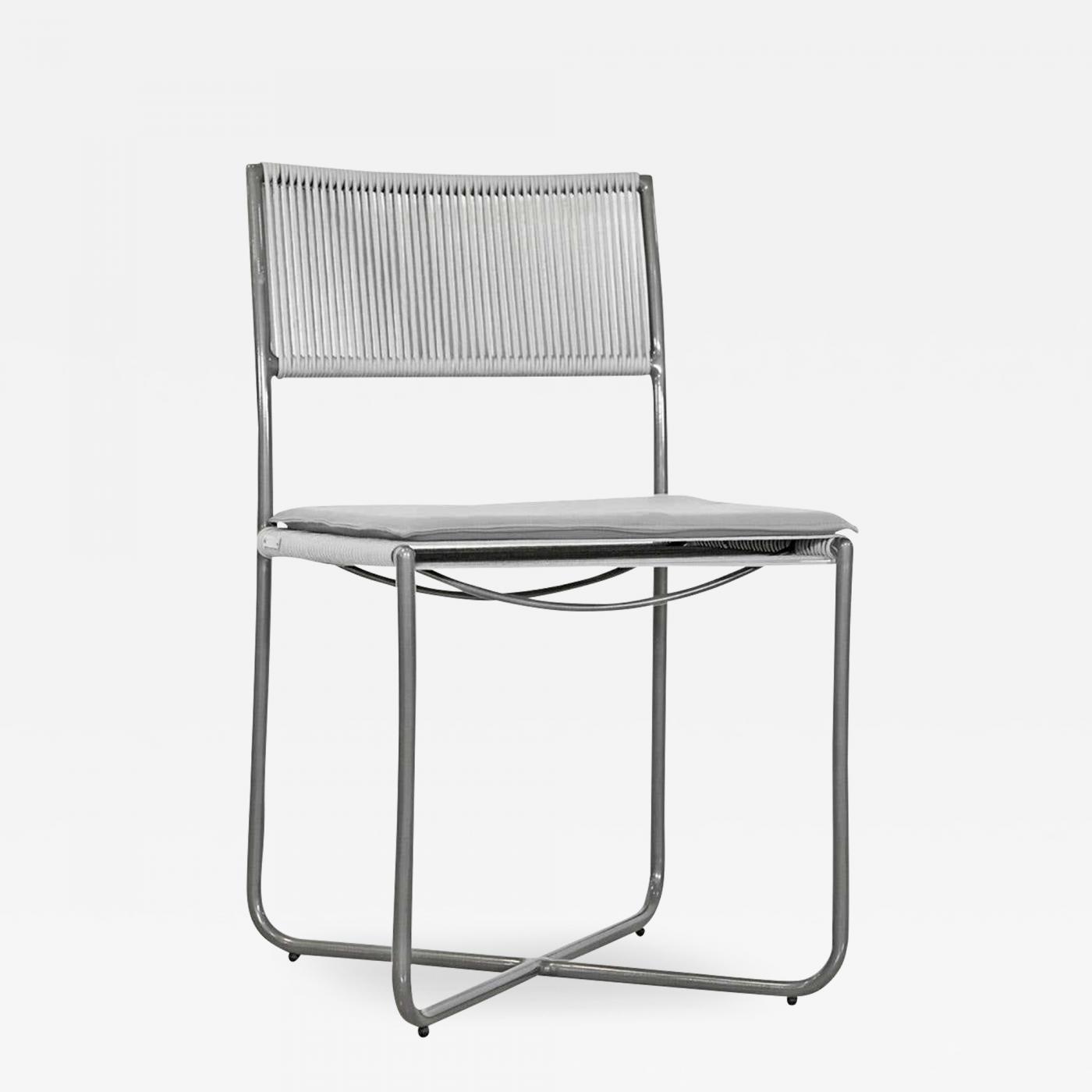 SIMONINI© - Minimalist Modern Outdoor Chair, Metal Structure with
