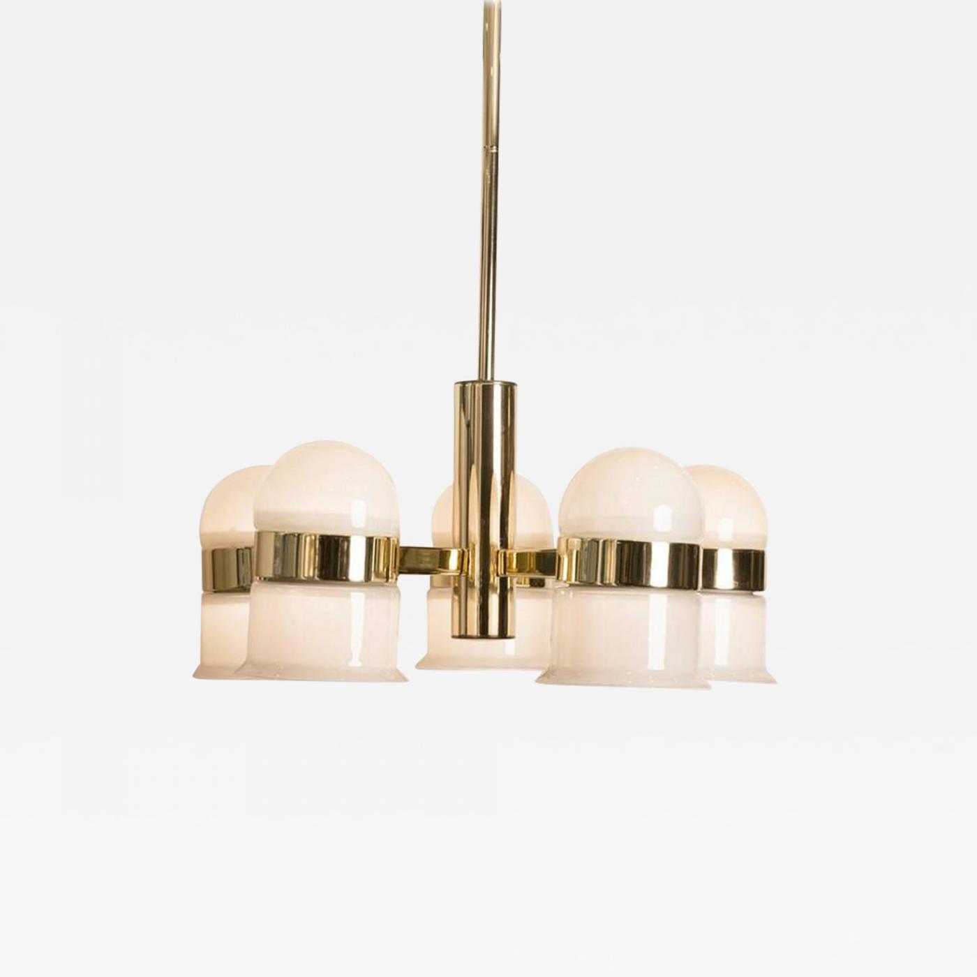 Salviati Brasilk Glass Five Arm Chandelier In The Manner Of Listings Furniture Lighting Chandeliers And Pendants