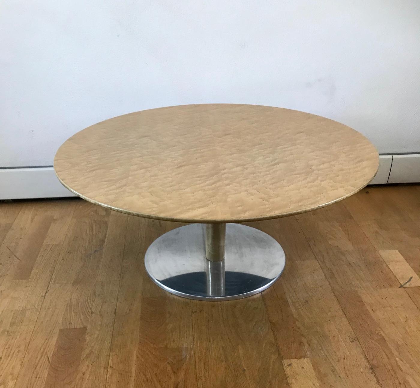 Saporiti Post Modern Round Coffee Table