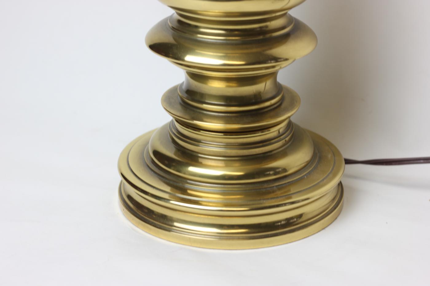 Stiffel Lamp Company Brass Baluster form Table Lamp by Stiffel Lamp