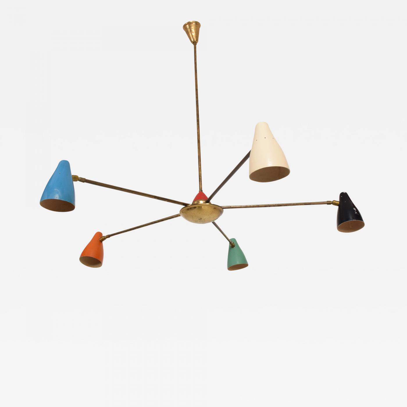 Stilnovo Mid Century Modern Italian Chandelier In The Style Of Listings Furniture Lighting Chandeliers And Pendants Stilnovo Mid Century Modern Italian Chandelier In The