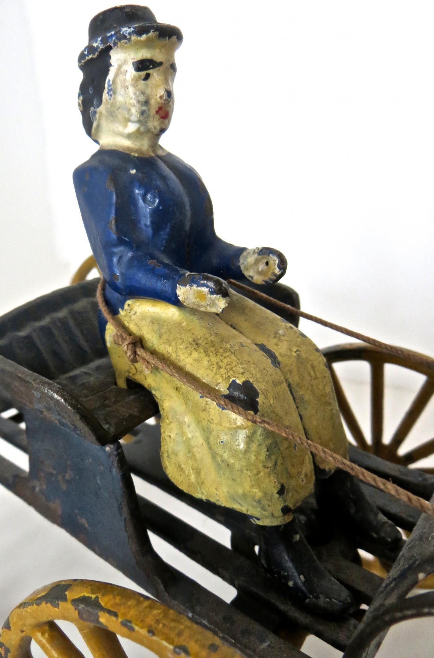 The Harris Toy Company Goat Drawn Lady Driver American Toy by Harris Toy Company, circa 1903 The Harris Toy Company Goat Drawn Lady Driver American Toy by Harris Toy Company, circa 1903