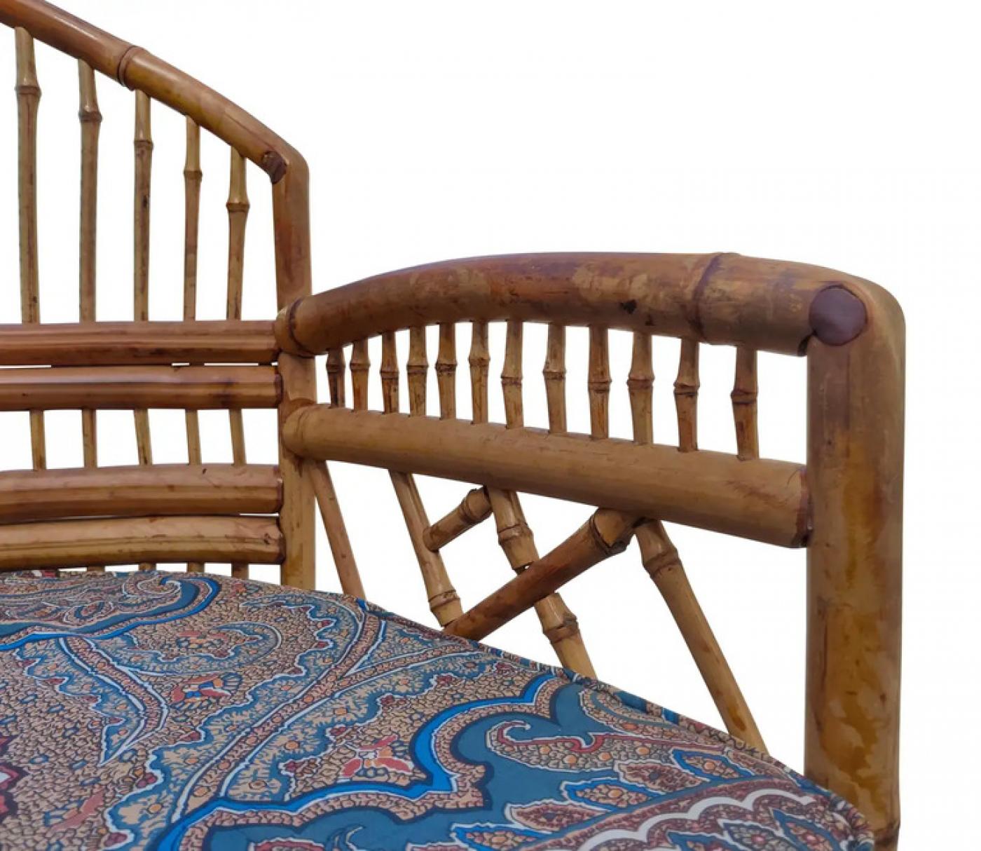 Thomasville Furniture - Four Brighton Pavilion Style Bamboo Chairs by ...