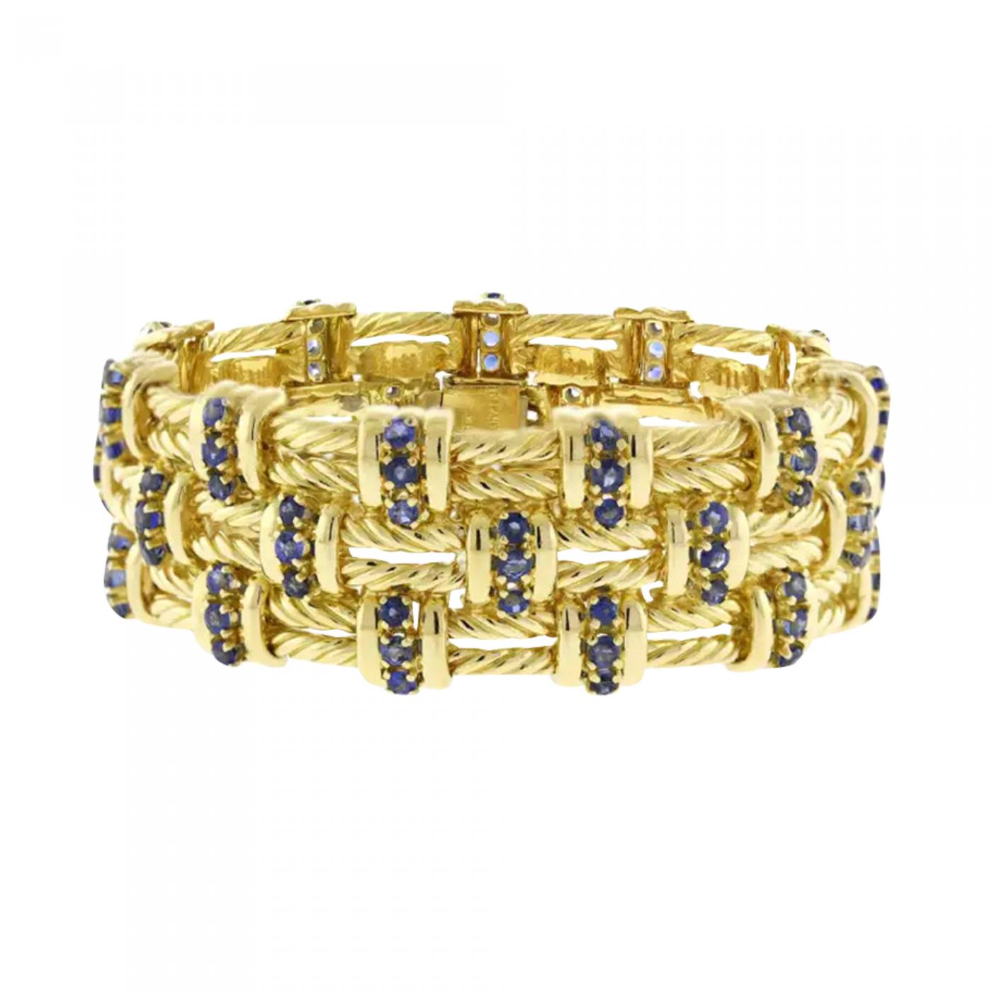 Art Deco Tiffany & Co Diamond Bracelet - Ruby Lane