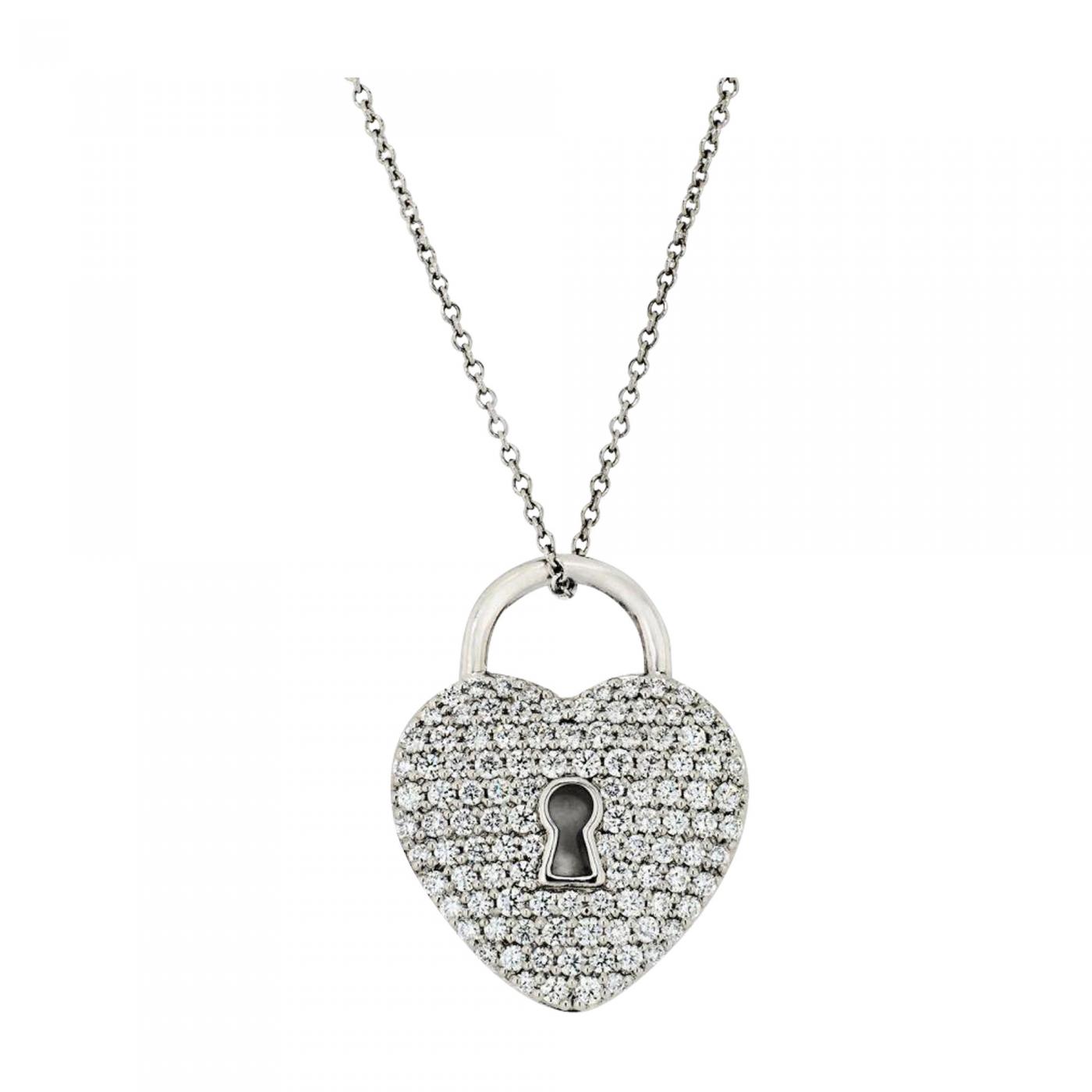 Tiffany & Co. Jewelry | Tiffany & Co. Return to Tiffany Heart Padlock Charm | Color: Silver | Size: Os | Ritzyregalia's Closet