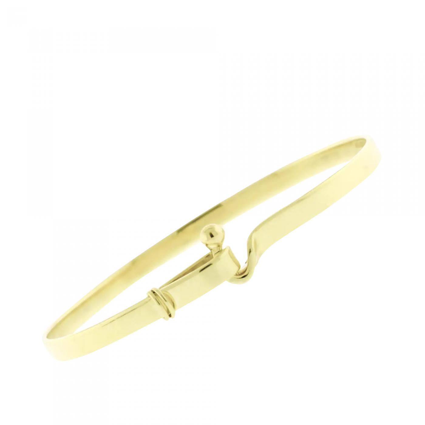 Tiffany & Co. - Tiffany & Co. Hook and Eye Gold Bangle Bracelet