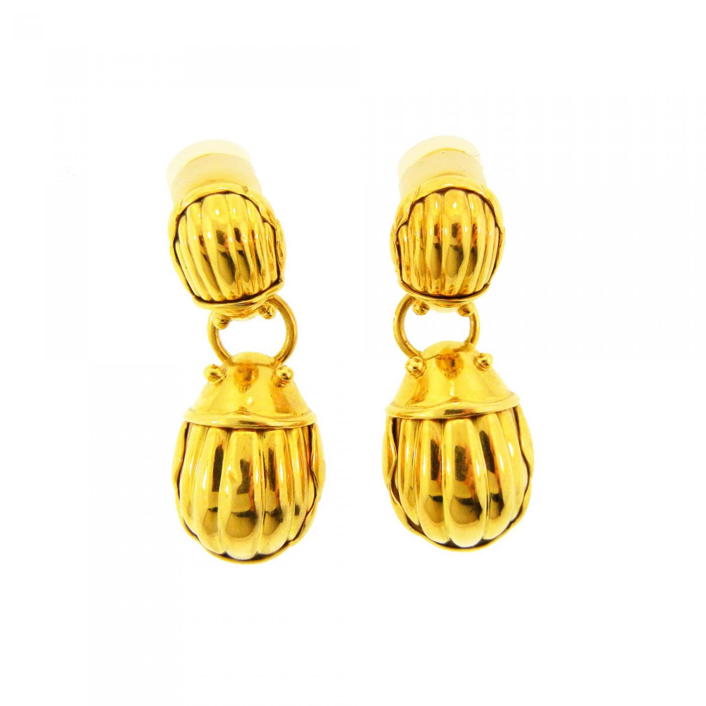 tiffany scarab earrings