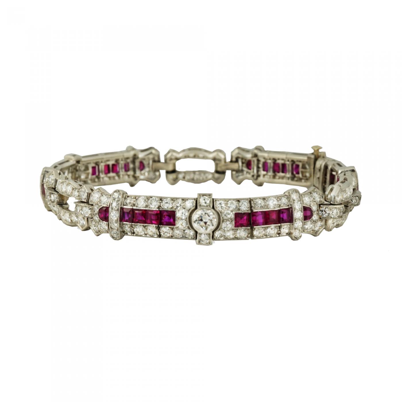 Tiffany & Co. Art Deco Diamond Bracelet