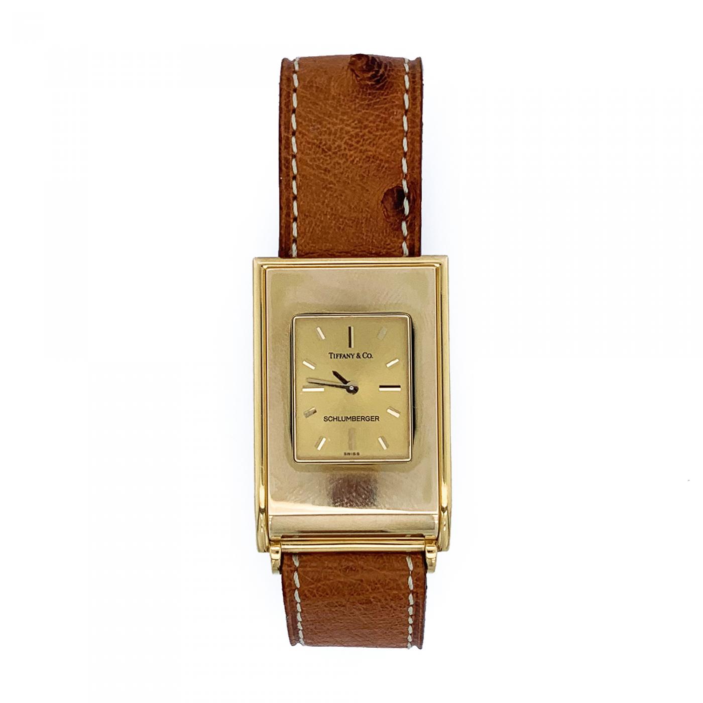 tiffany and co gold watch