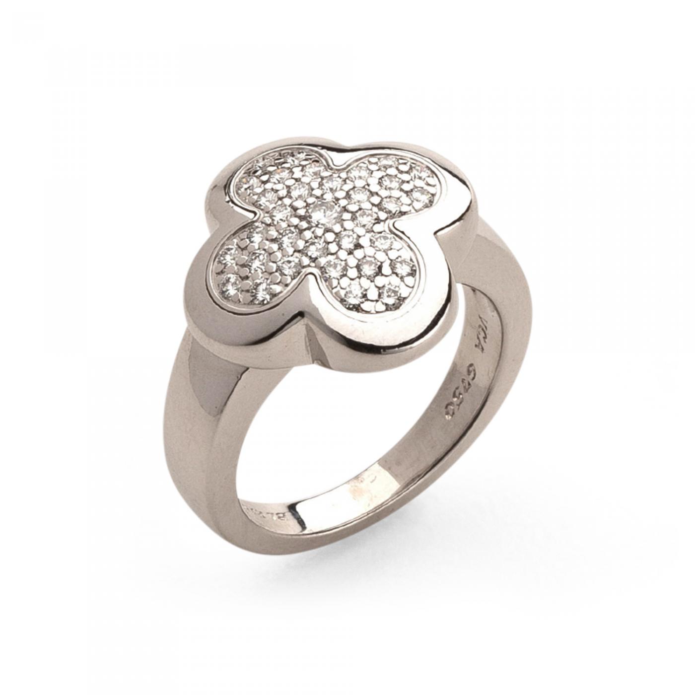 Van Cleef & Arpels - Van Cleef & Arpels 'Alhambra' Gold & Diamond Ring