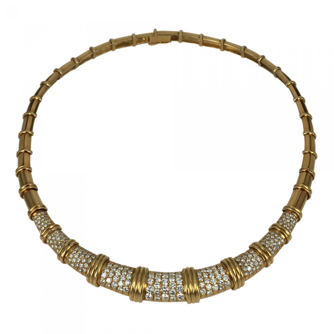 Premisse Bijdragen koolhydraat Van Cleef & Arpels Gold and Diamond Necklace