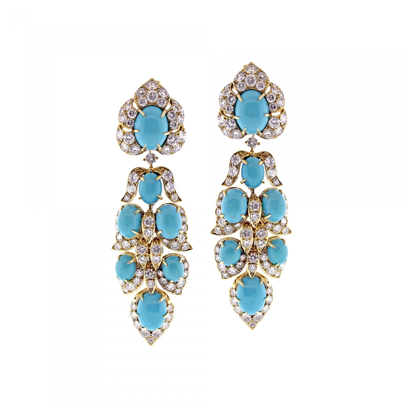 van cleef drop earrings