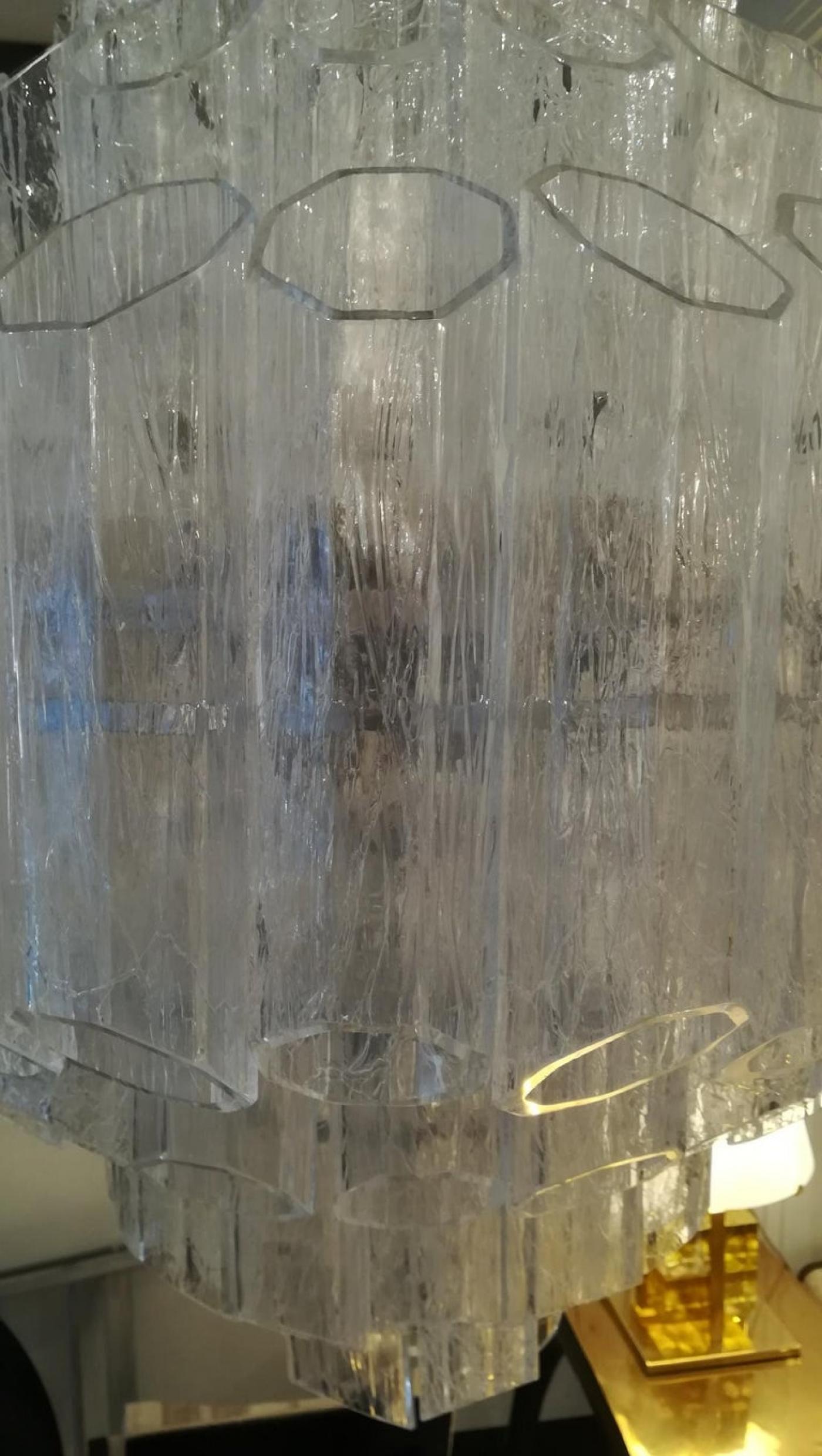 Venini Venini Murano Glass Chandelier