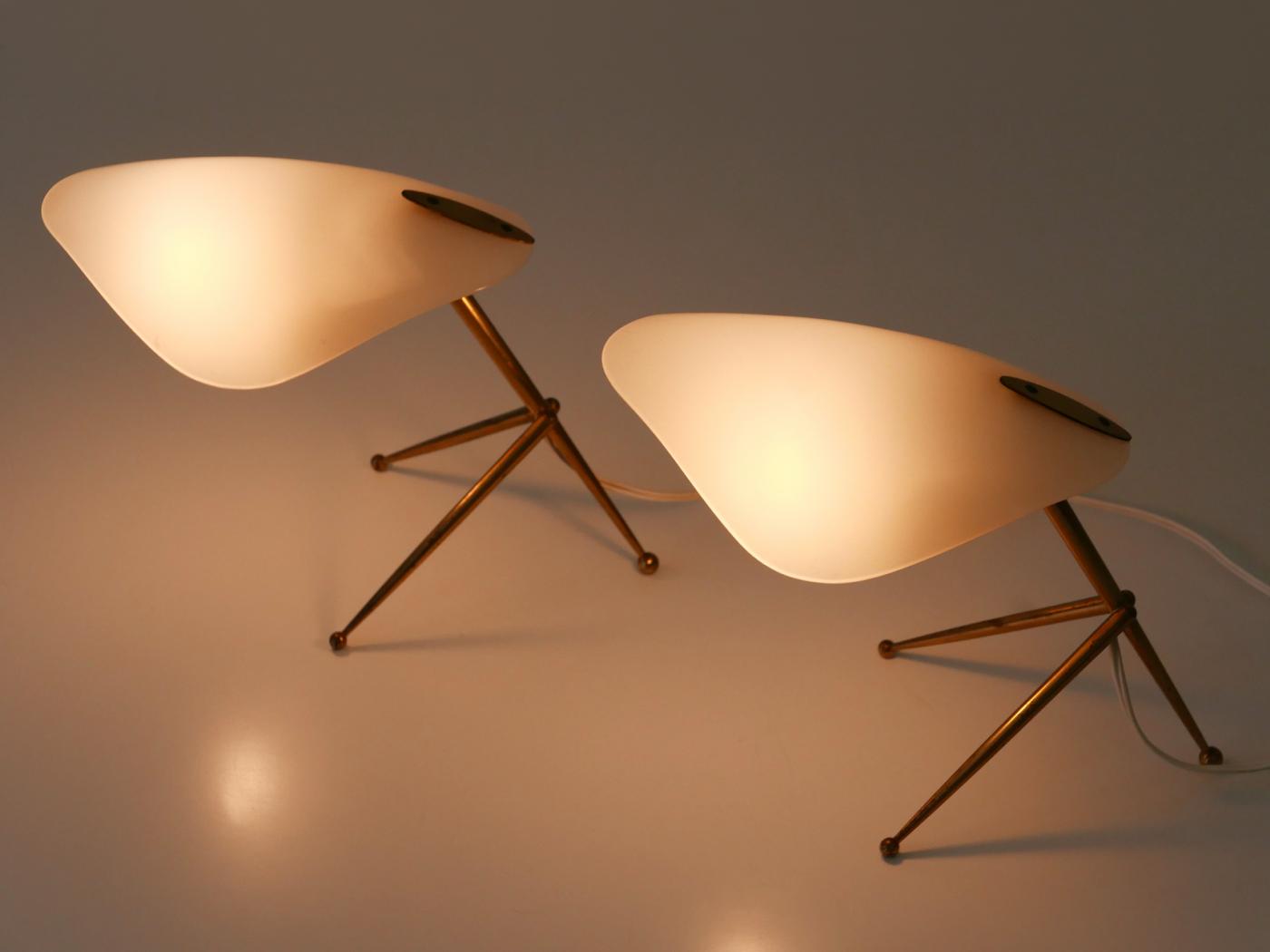WKR Leuchten - Set of Two Mid-Century Modern Bedside Table Lamps by WKR ...