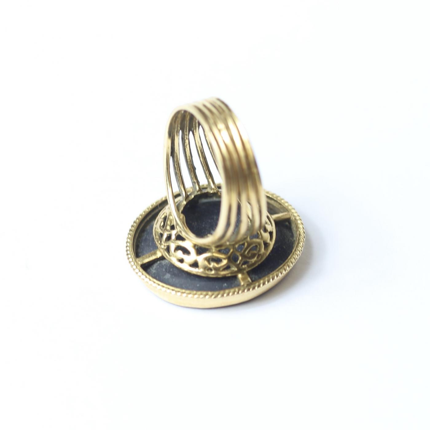 Wedgwood Wedgwood and Bentley Black Basalt Ring, cr.1780, England