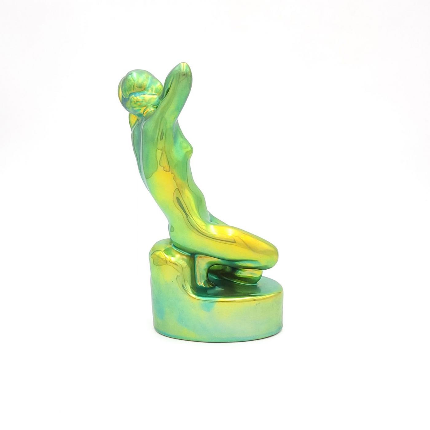 Zsolnay Zsolnay Art Deco Nude, Hungary circa 1920