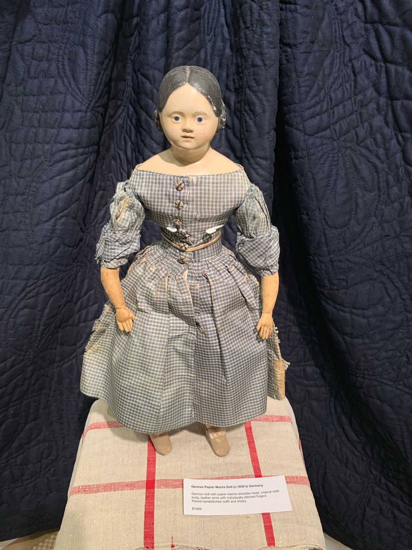 German Papier Mache Doll