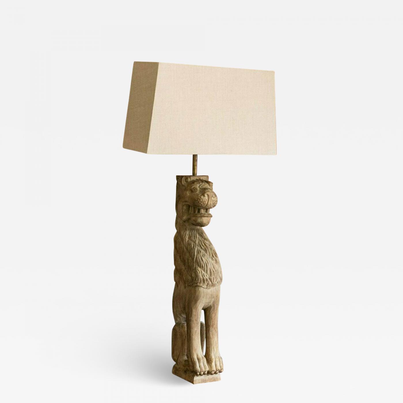 bronze hare table lamp