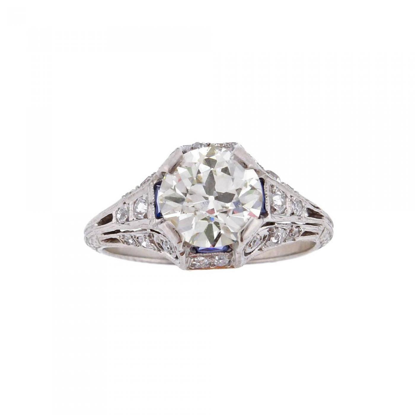 Antique & Vintage Engagement Rings, Diamond Solitaire Rings | Lillicoco –  Lillicoco