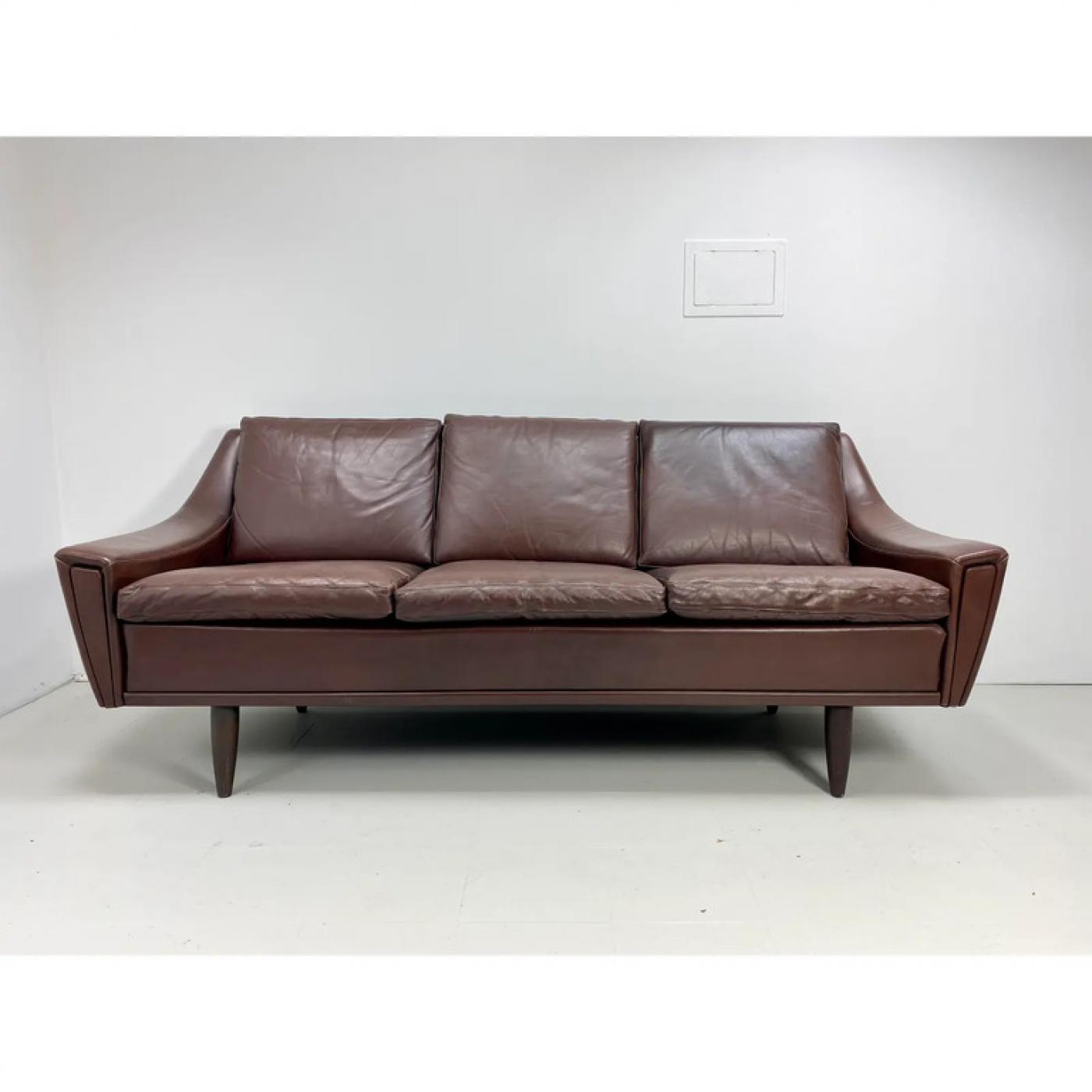 1960’s Danish Leather Sofa