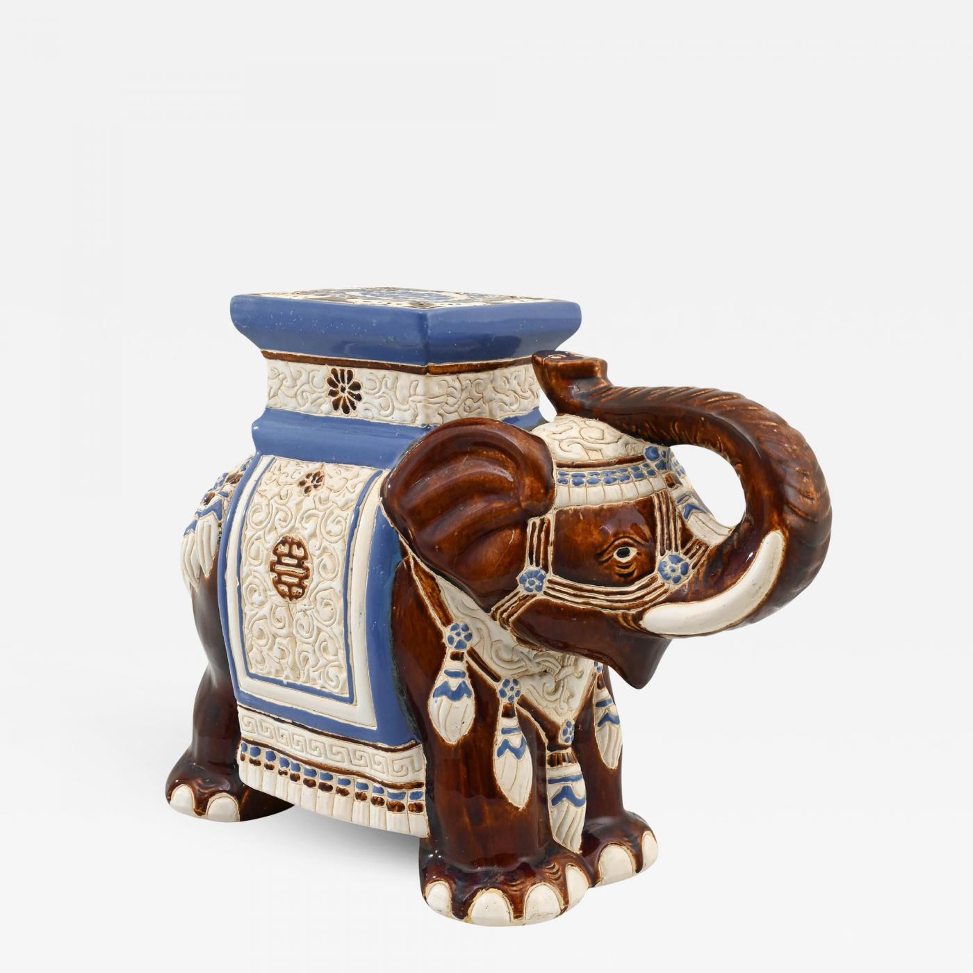 1960s French Ceramic Elephant