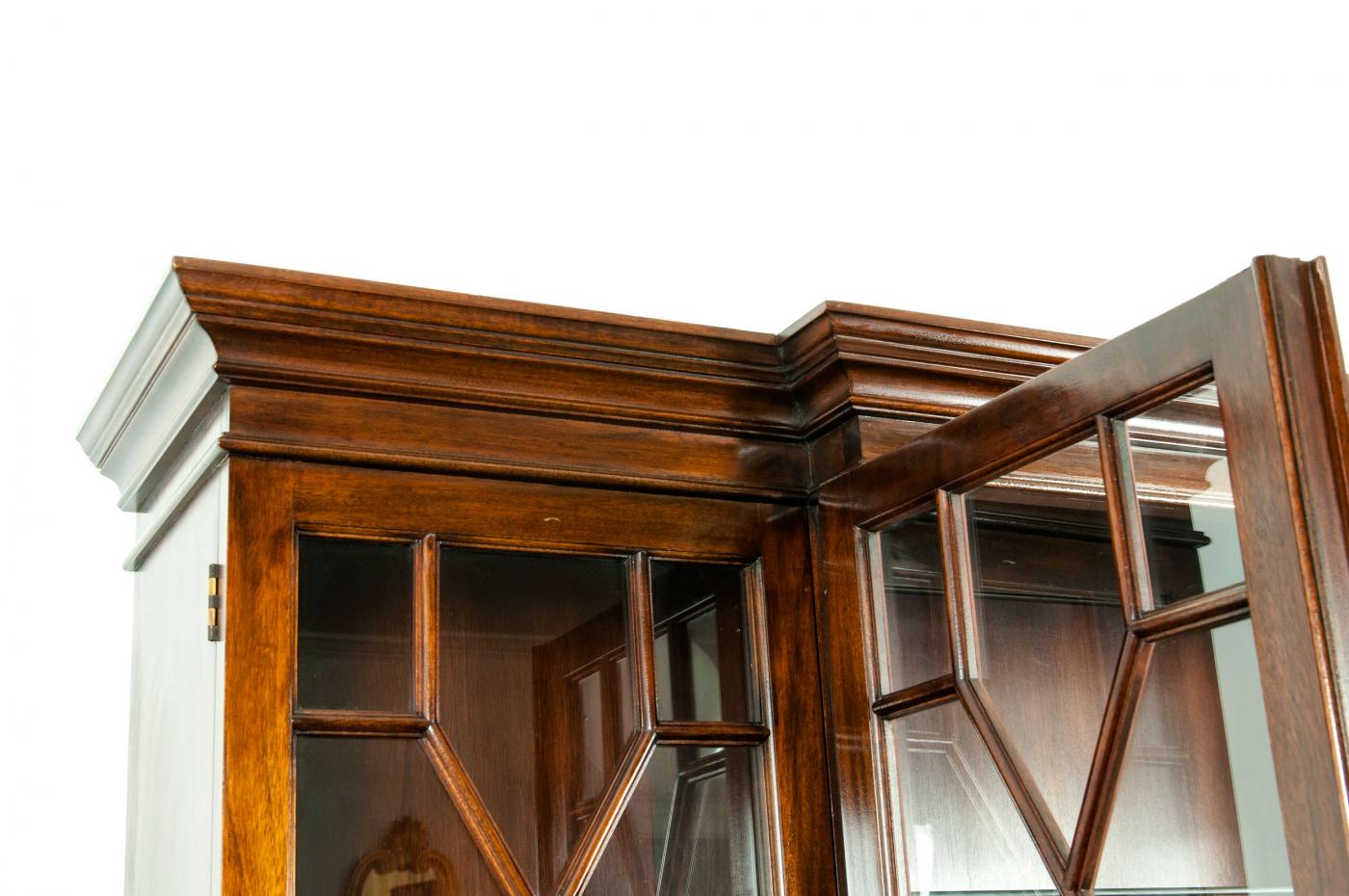 19th Century Chippendale Style Mahogany Hutch / China