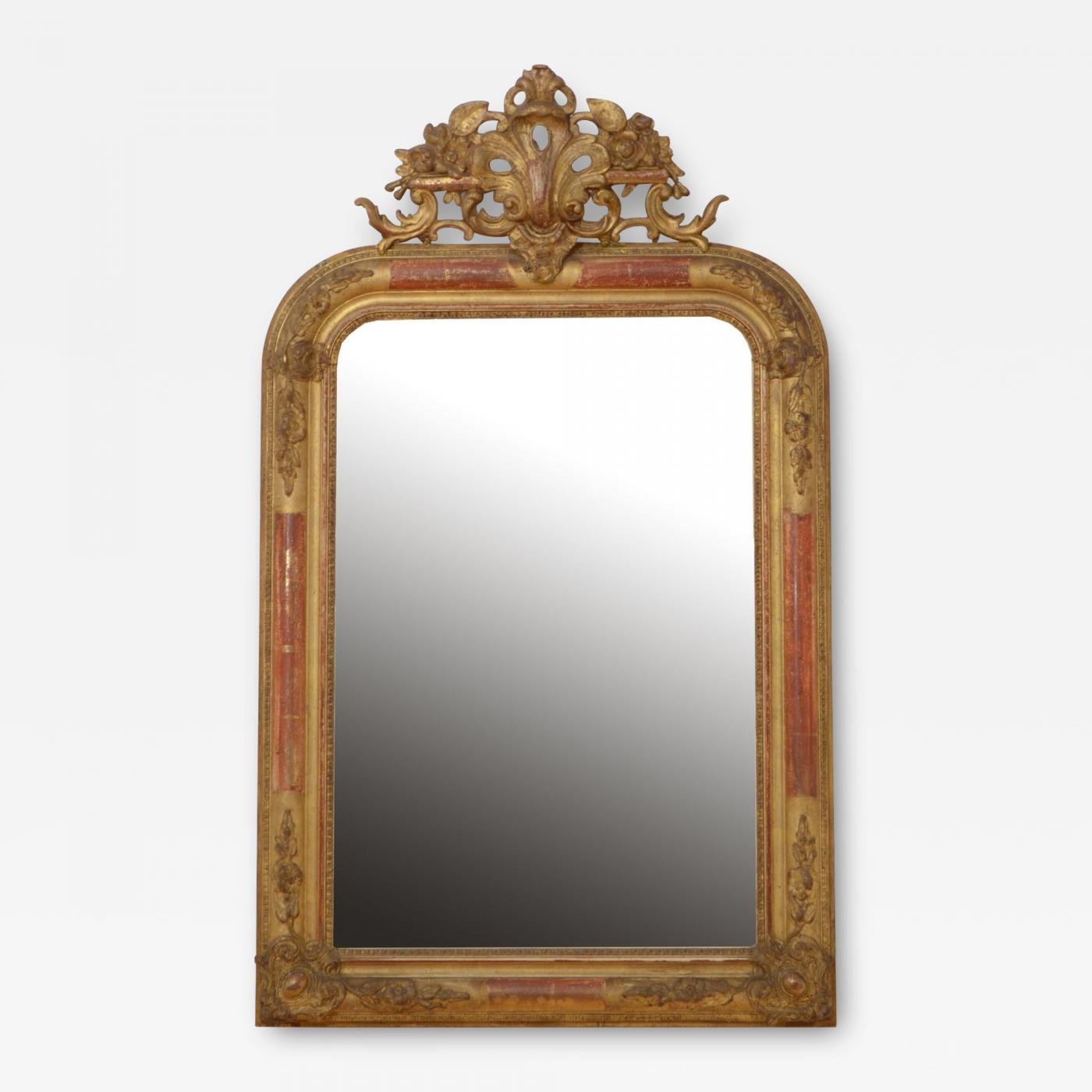 Louis Philippe Mirror with gilded legs