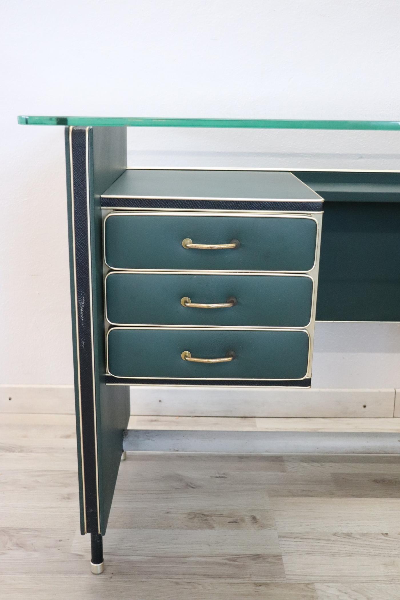 20th Century Italian Design Office Furniture Set 1950s by Umberto Mascagni