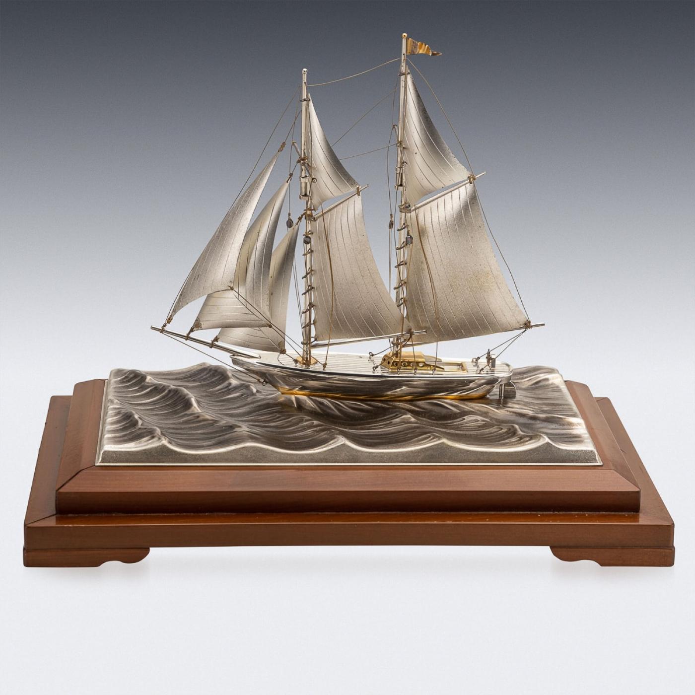 sterling silver yacht by takehiko