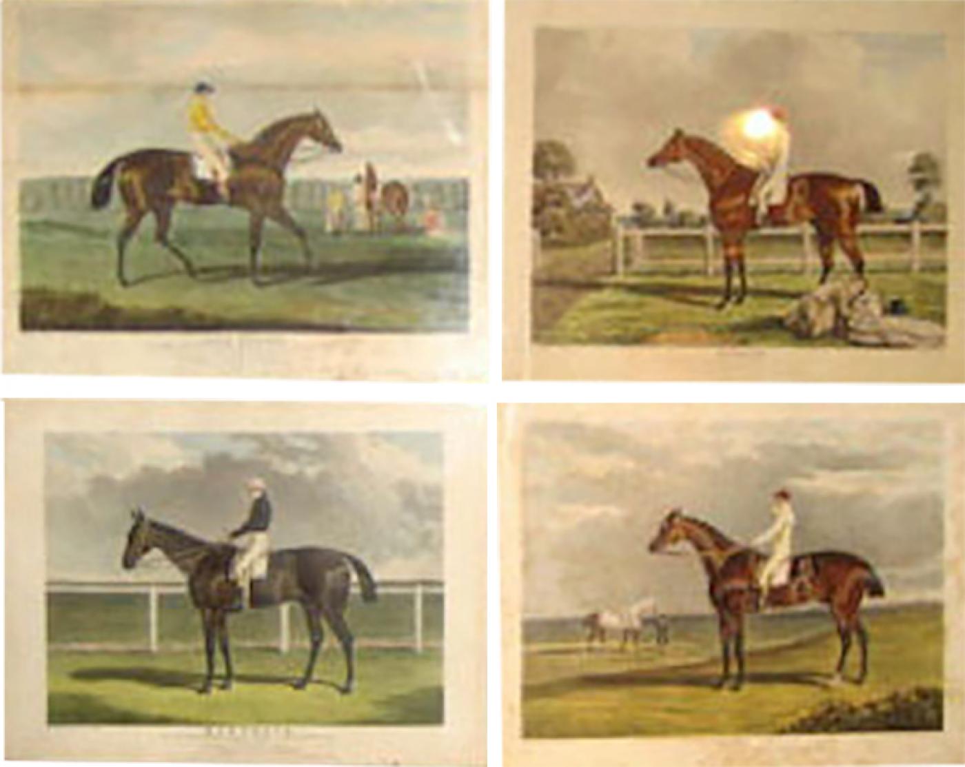 2272-Set Of Four Equestrian Prints