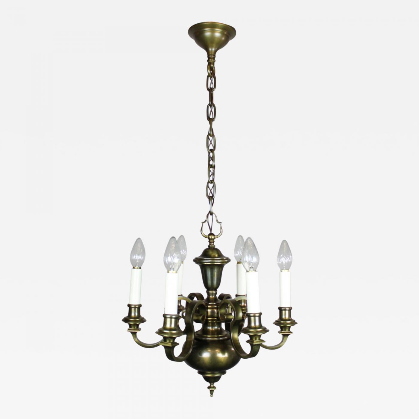 6 Light Colonial Revival Chandelier Listings Furniture Lighting Chandeliers And Pendants 6 Light Colonial Revival Chandelier