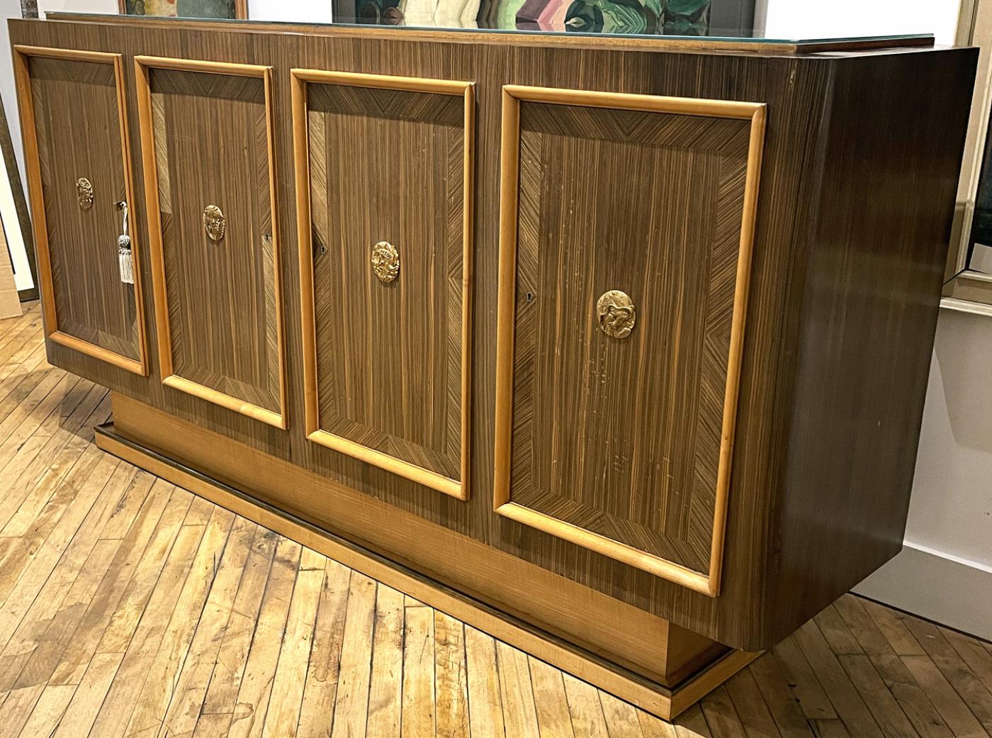 A "Four Seasons" Art Deco style Sideboard/Buffet, circa 1940
