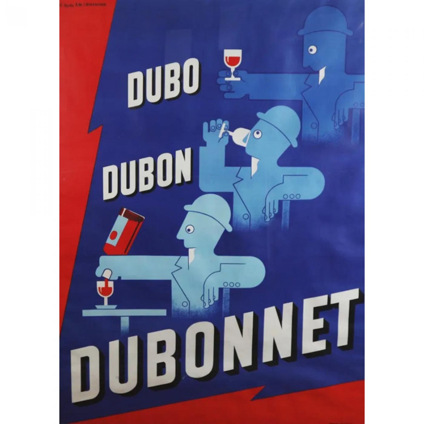 Adolphe Mouron Cassandre - A M Cassandre Dubonnet Poster