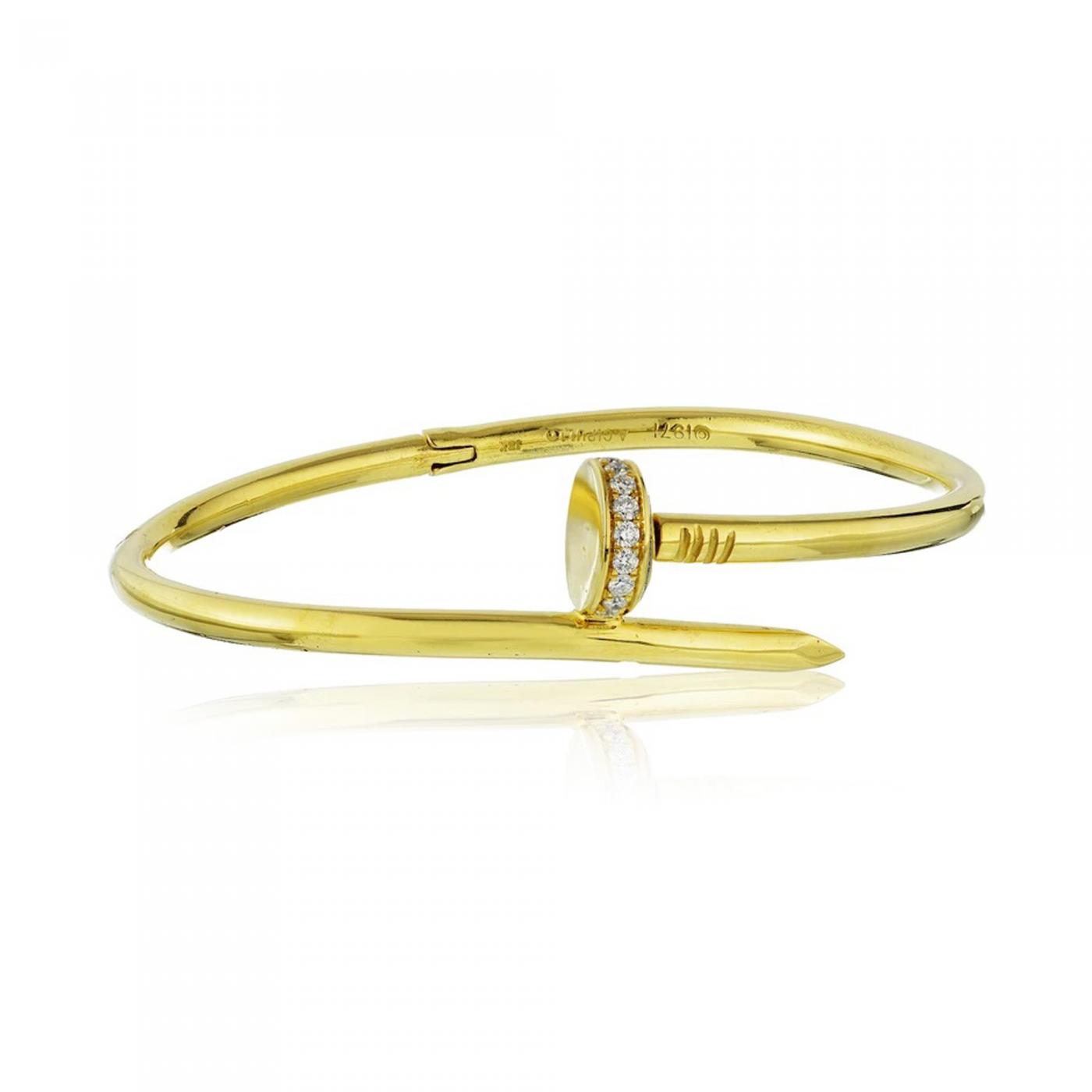 Aldo Cipullo ALDO CIPULLO 18K GOLD DIAMOND JUSTE UN