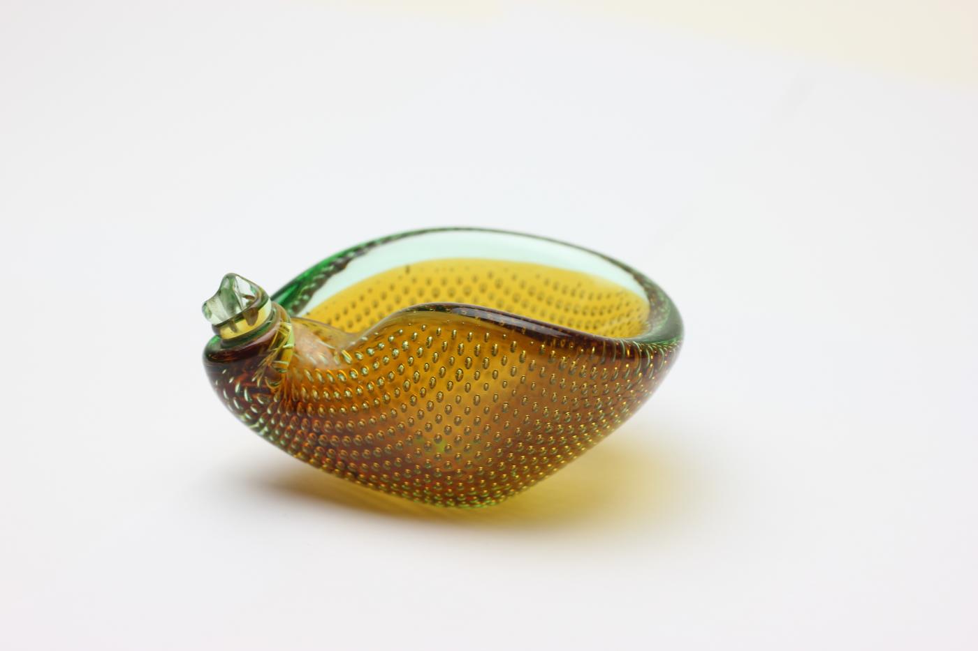 Alfredo Barbini Alfredo Barbini Bullicante Sculptural Glass Bowls