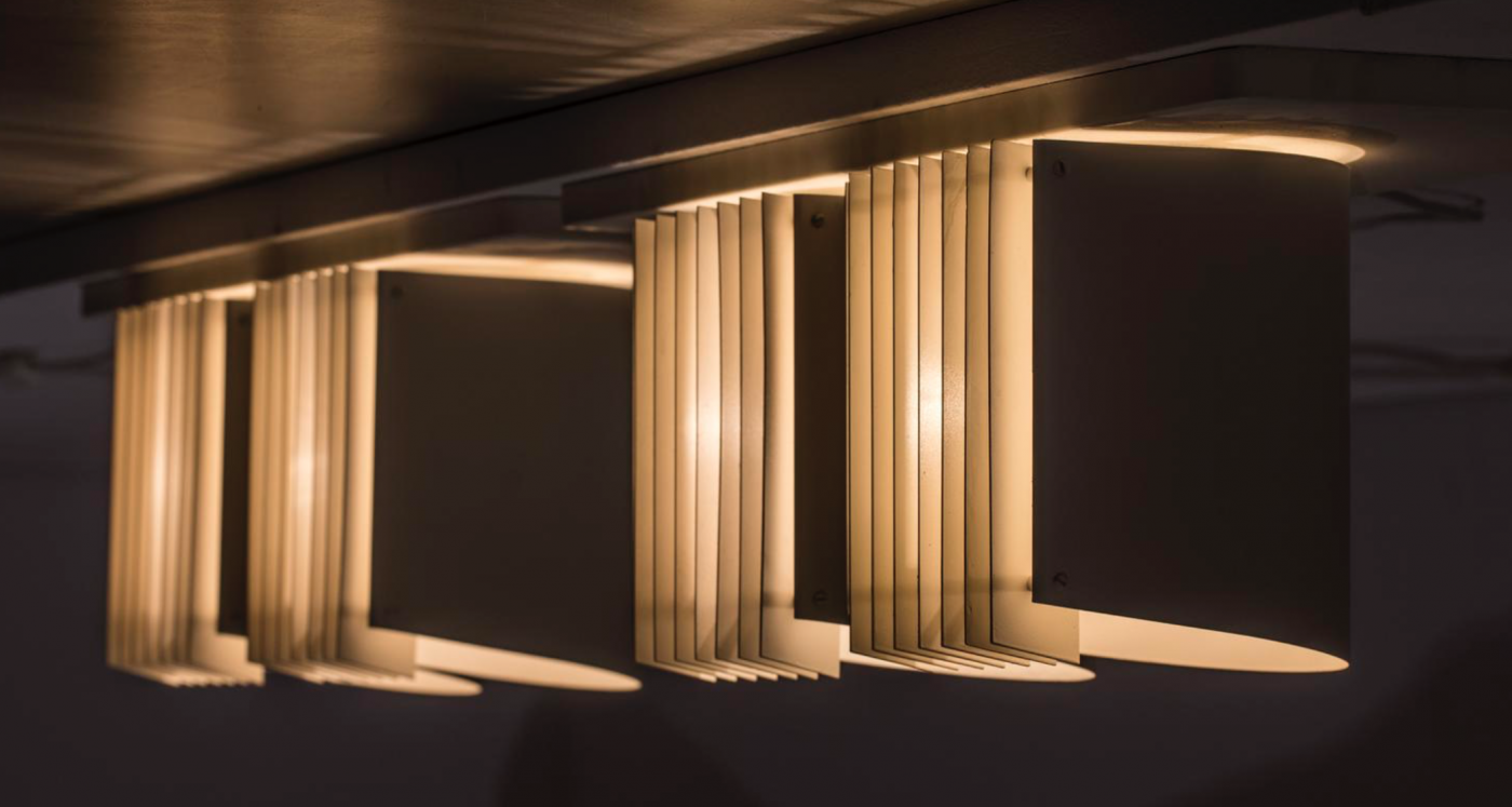 Alvar Aalto - A pair of ceiling lights by Alvar Aalto