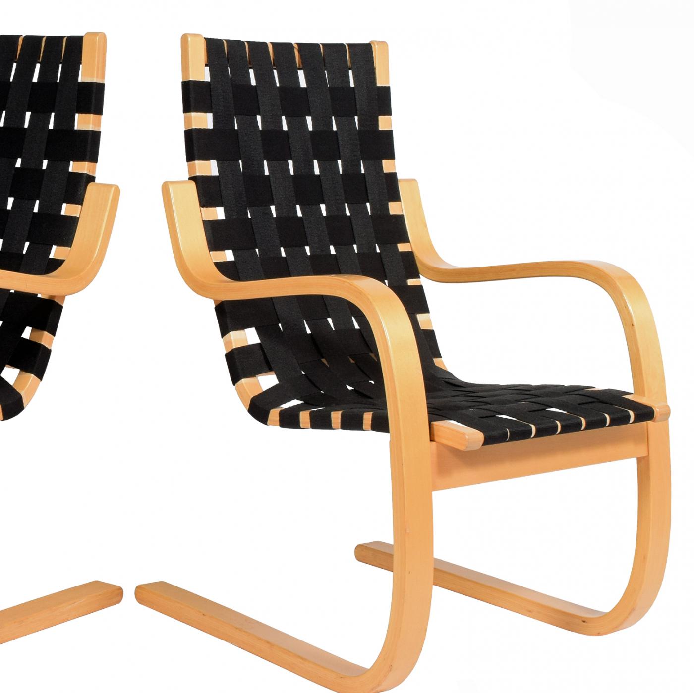 Alvar Aalto - Alvar Aalto 406 lounge chairs for Artek