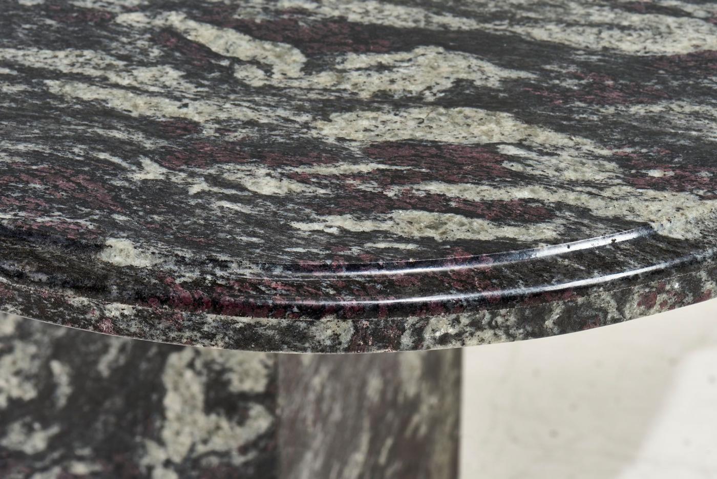 Amadeus Granite Dining Table with Quatrefoil Shape Top, Brazil