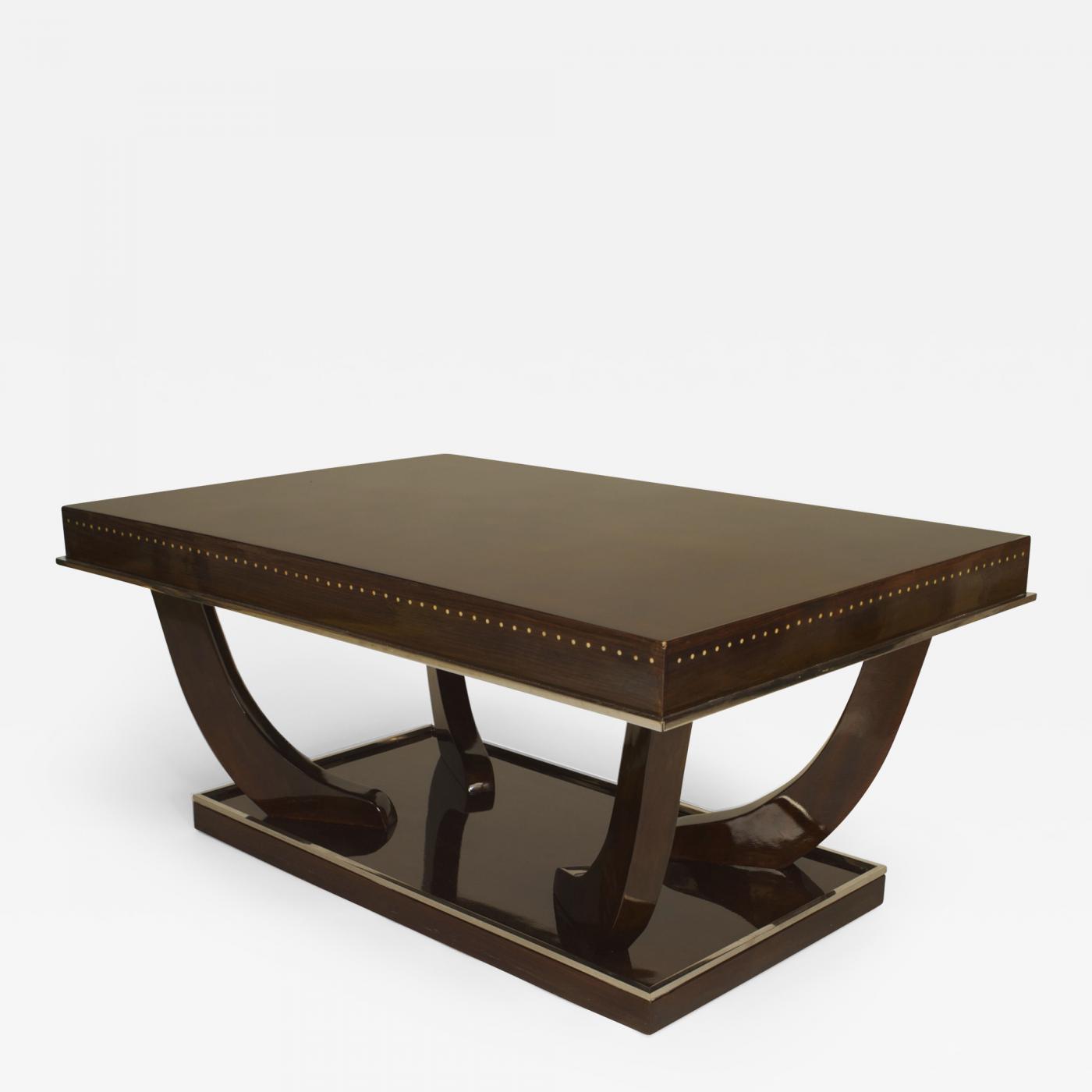 André Sornay French Art Deco Style Rosewood Rectangular Coffee Table Listings Furniture Tables Coffee Andr Sornay French Art Deco Style