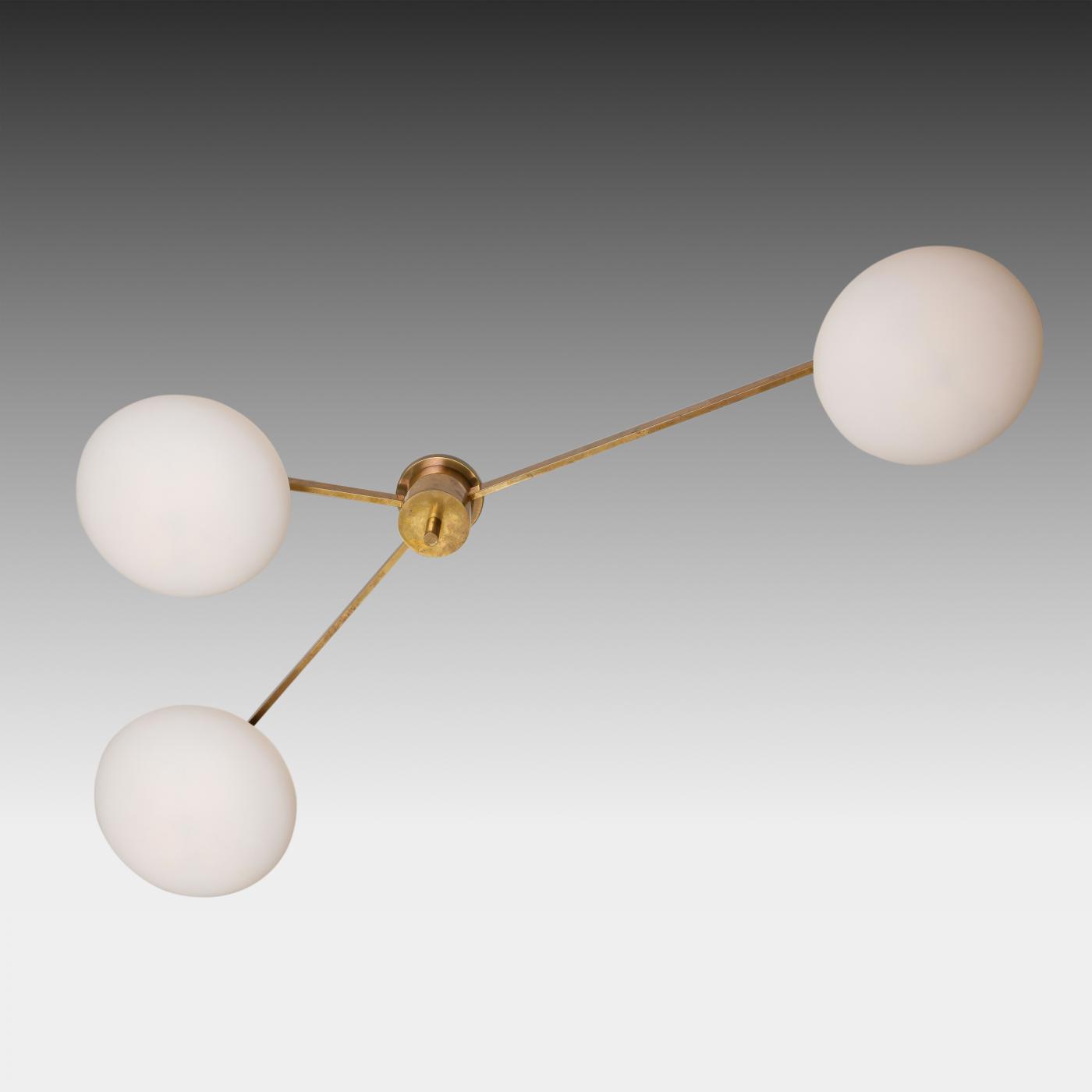 Angelo Lelli (Lelii) - Tre Lune Ceiling Light by Angelo Lelii for ...