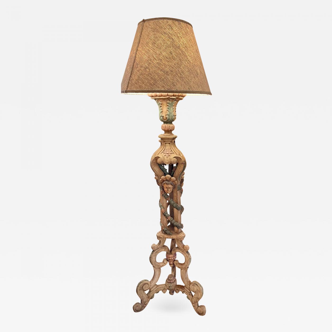 figural floor lamp