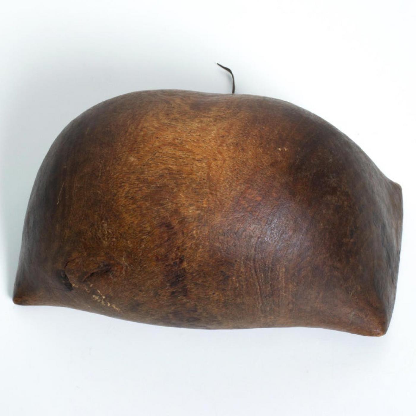 Antique Tribal Art Hand Carved Patinated African Wood Bowl Turkana KENYA