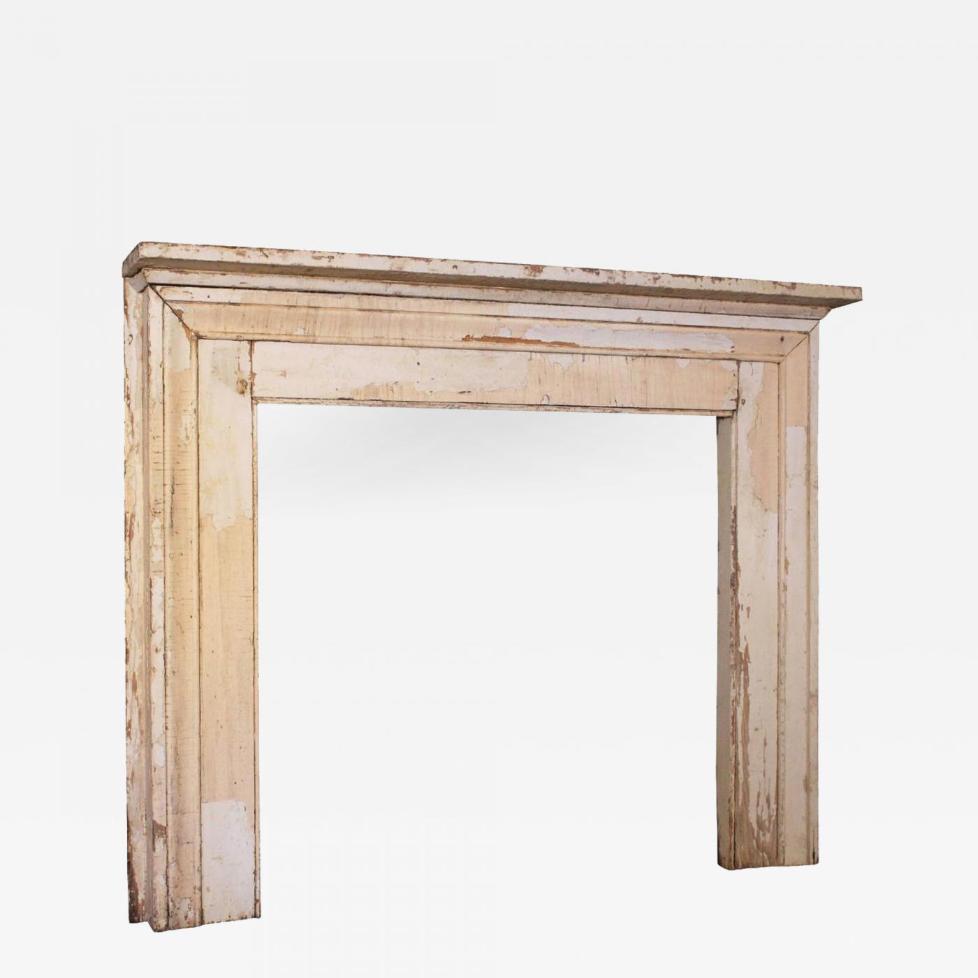 Antique Vintage Rustic Distressed Painted Wooden Fireplace Mantle Listings Decorative Arts Garden Architectural Fireplaces Mantels Antique Vintage Rustic Distressed Painted Wooden Fireplace Mantle