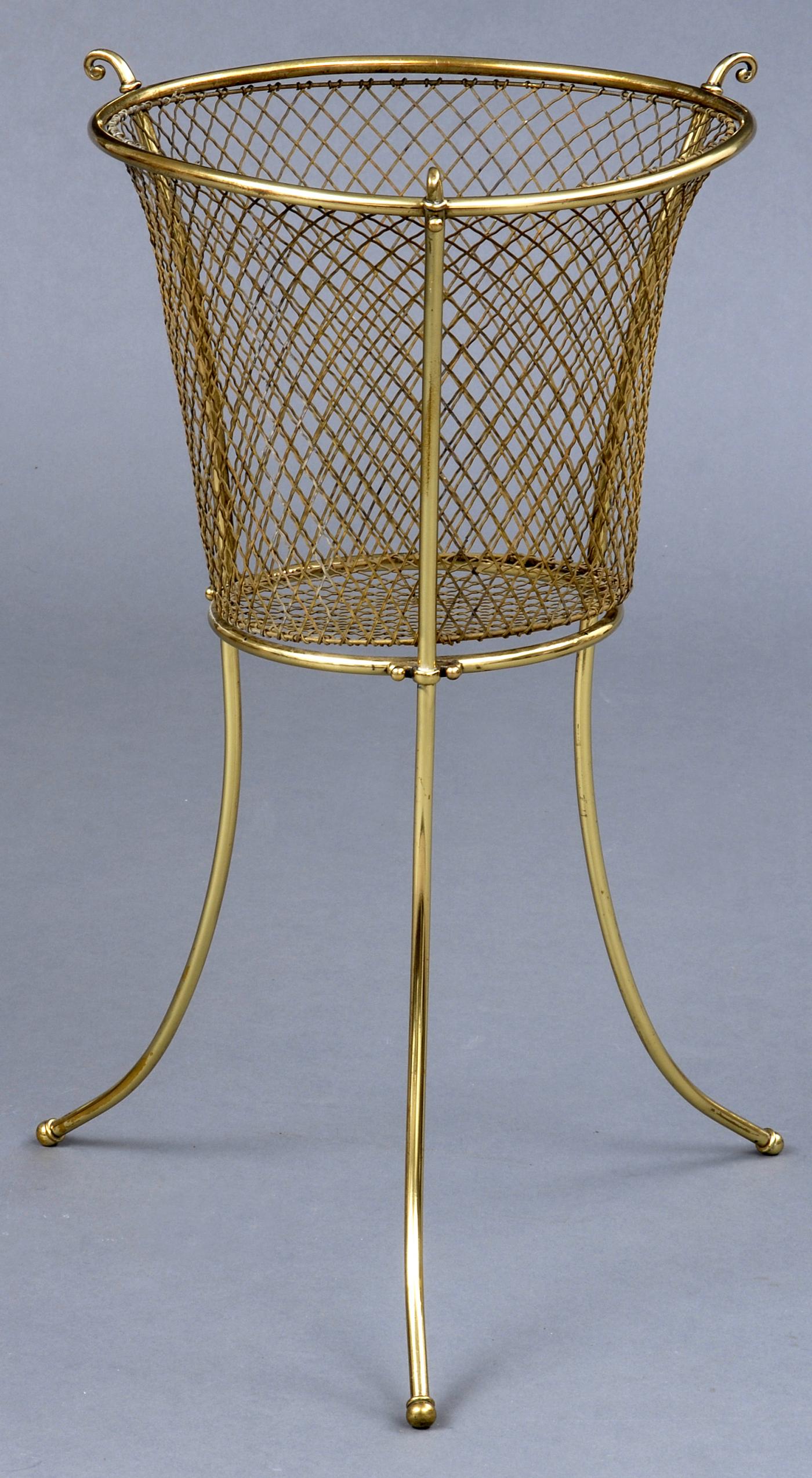 Antique Waste Paper Basket or Jardiniere