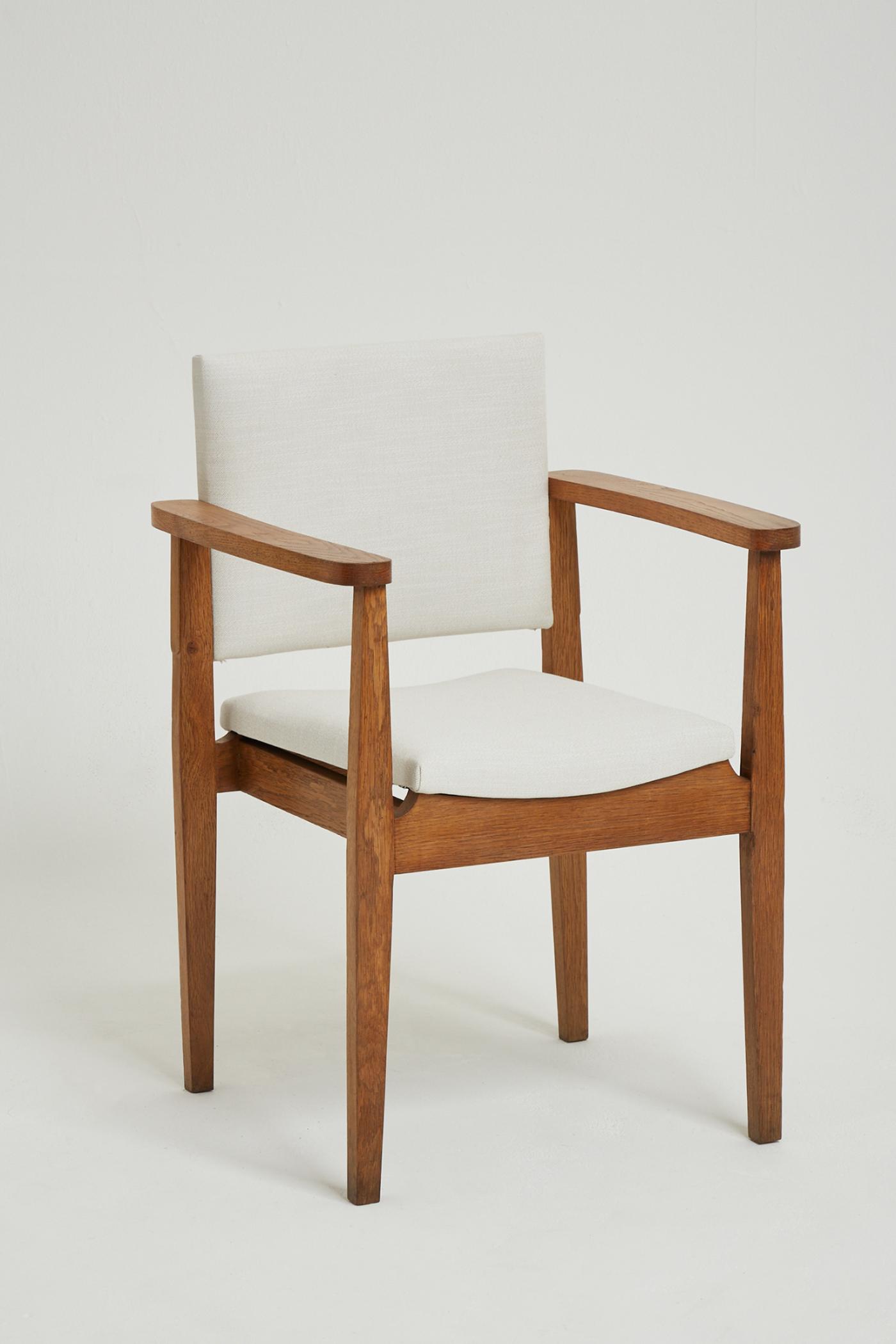 Art Deco Oak Armchair