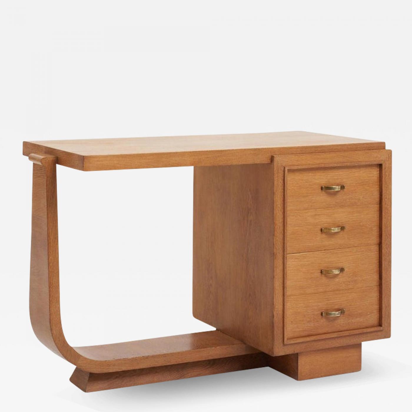 Art Deco Oak Desk